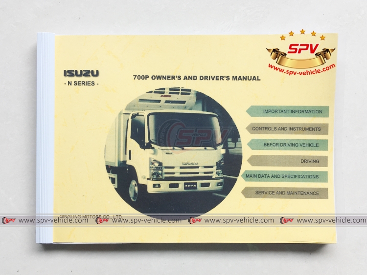 Rubbish Truck ISUZU - Manual for chassis